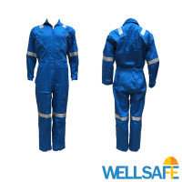 ราคา ชุดหมีช่าง ติดแถบสะท้อนแสง 3M แบบปิดซิป ผ้า TC ชุดหมี coverall with reflective tape 3M (13271041271)