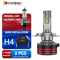 ราคา conpex M8 PRO LED 1คู่ ไฟหน้ารถยนต์ แสงสีขาว 130w 26000LM H1 H3 H4 H7 H11 9005 9006 9012 6500K ไฟหน้ารถยนต์ led h4 9V 30V Lighting Focus หลอดไฟหน้า led ไฟ led h4 หลอดไฟหน้า h7 หลอดไฟ led h7 novsight h