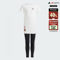 ราคา adidas ไลฟ์สไตล์ ชุดกระโปรงเสื้อยืดและกางเกง adidas Originals x Hello Kitty เด็ก สีขาว II0853 (22434786168)