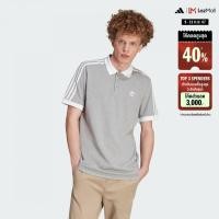 ราคา adidas Lifestyle Adicolor Classics 3 Stripes Polo Shirt Men Grey IL2502 (22439823720)