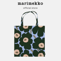 ราคา MARIMEKKO PIENI UNIKKO BAG กระเป๋าผ้า กระเป๋าผ้าลายดอกไม้ กระเป๋าผ้าลายดอกไม้สีเขียว กระเป๋าUnikko กระเป๋าผ้าสีฟ้าเขียว ป๋าผ้าMarimekko Totebag 44X43CM (22510936657)