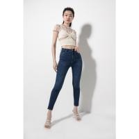 ราคา กางเกงยีนส์รุ่น LDB9109 กางเกงยีนส์ skinny สีเข้ม (20585357661)