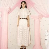 ราคา BNK GLORIA SKIRT IN BUTTER LACE กระโปรงยาวผ้าลูกไม้ครีม แต่งดีเทลจีบ มาพร้อมกระเป๋าด้านข้าง (22579435622)