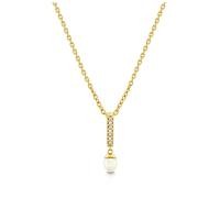 ราคา Jewellista จี้ไข่มุกน้ำจืดแท้ พร้อมสร้อย Emerson เงินแท้925 ประดับพลอย CZ (22479607926)