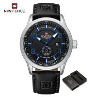 ราคา NAVIFORCE Watch for Men Fashion Casual Sports Wristwatch Double Calendar Leather Strap Watches Original Shock Resistant Waterproof Watch NF9229 (21390635657)