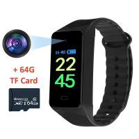 ราคา นาฬิกากล้องสวมใส่ได้ขนาดเล็ก HD 1080P บันทึกกล้องวิดีโอเสียงสมาร์ทวอท์ชรองรับกล้อง128G การ์ดความจำกีฬากลางแจ้ง (21192482105)