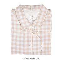 ราคา MUJIลมคลาสสิกลายสก๊อตโดยไม่ต้องตะเข็บด้านข้างเส้นด้ายฝ้ายคู่ผู้ชายบริการบ้านคู่และหญิงแขนยาวชุดสูทชุดนอน (7704401544)