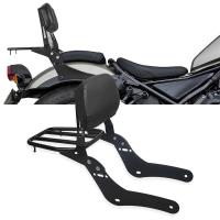 ราคา สำหรับ Honda Rebel CMX300 CMX500 CMX 300 500 2017 2021หนังสีดำพนักพิงผู้โดยสารด้านหลังรถจักรยานยนต์พนักพิง (22203235348)
