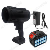 ราคา พัดลมเจ็ทแบบมือถือ1000W พัดลมเทอร์โบเจ็ท พัดลมแรงสูงพัดลมท่อพลังสูงพัดลมเป่าฝุ่นแบบพกพาเป่าลมใบ น้ำ ที่เป่าลม เครื่องเป่าใบไม้ไร้สาย เครื่องเป่าผมพัดลมเจ็ทแบบไร้แปรงมอเตอร์ (22575748894)