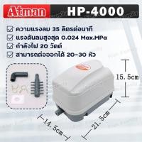 ราคา ATMAN ปั้มลม รุ่น HP 4000 HP 8000 HP 12000 ปั้มลมตู้ปลา บ่อปลา มีแผ่นกรองฝุ่นละซับเสียง เสียงเงียบ (21725102009)