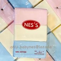 ราคา ุ6 12ผืน NES Sผ้าอ้อมสีพาสเทล6สี ฟ้าล้วน ชมพูล้วน 27x27นิ้ว NESSผ้าอ้อมสาลูเนื้ออองฟองพรีเมี่ยมเกรด (12202473252)