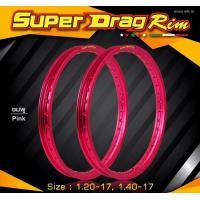 ราคา วงล้อ SUPER DRAG RIM ซุปเปอร์แดรก เเถมเสื้อฟรี มีทั้ง1 2เเละ1 4 ขอบ17 สีล้วนรุ่นสตรีทแท้100 ราคาต่อคู่ ขอบล้อ ซุปเปอร์แดรกมีขนาด1 4ขอบ17กับ1 2ขอบ17 (10571521504)