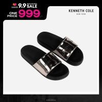 ราคา KENNETH COLE รองเท้าแตะผู้หญิง รุ่น METALLIC SLIDE SILVER สีเงิน SAN RS91025MS 040 (21752961040)