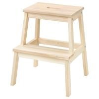 ราคา เก้าอี้ 2 ขั้น เก้าอี้บันได IKEA บันได 2 ขั้น บันไดเล็ก เก้าอี้ไม้แอสเพน แข็งแรง รองรับน้ำหนักสูงสุด 100 กก 50 ซม (21410411535)