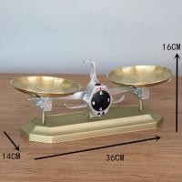 ราคา ย้อนยุคย้อนยุควินเทจโบราณทำด้วยมือเหล็กเครื่องชั่งงานฝีมือร้านค้าหน้าต่างการตกแต่งทางเข้าของตกแต่งเดสก์ท็อปสร้างสรรค์ (22169572943)