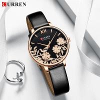 ราคา CURREN Luxury Topแบรนด์แฟชั่นผู้หญิงนาฬิกาCasual Classyสแตนเลสและสายคล้องหนังกันน้ำควอตซ์ผู้หญิงนาฬิกา (5328416987)