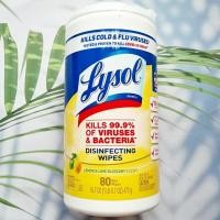 ราคา ทิชชู่เปียกทำความสะอาด อเนกประสงค์ Disinfecting Wipes Lemon and Lime Blossom Lysol (10863138828)