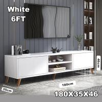 ราคา SN ตู้วางทีวี 180 140 120CM มี 3 สี ชั้นวางทีวี75 70 60 42 นิ้ว ไม้เนื้อแข็ง สไตล์ยูโร ตู้วางทีวพร้อมลิ้นชัก โต๊ะวางทีวี ที่วางทีวี TV Storage 2 3 ประตู (22037005823)