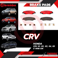 ราคา Brembo ผ้าเบรค HONDA CRV G1 G2 G3 G4 G5 1996 ON ฮอนด้า ซีอาร์วี G1 G5 ปี 1996 ON คู่หน้า คู่หลัง ผ้าเบรก (21496107127)