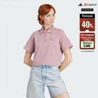 ราคา adidas ไลฟ์สไตล์ เสื้อโปโลทรงครอป ผู้หญิง สีม่วง IN4140 (22439766537)