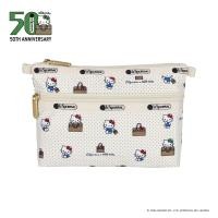 ราคา Lesportsac Cosmetic clutch กระเป๋าเครื่องสำอาง Style 7105 Lesportsac xHello Kitty (22116741668)