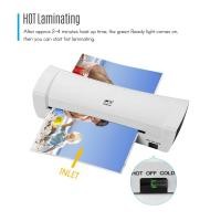 ราคา Ready Stock OSMILE SL200 Laminator Machine Hot and Cold Laminating Machine Two Rollers A4 Size for Document Photo Picture Credit Card Home School Office Electronics Supplies White EU Plug (1501188078)