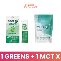 ราคา BeFitBalance Set ดูแลระดับน้ำตาลในเลือด FIBER X 1กล่อง MCT X C8 1 ถุง (21514007016)