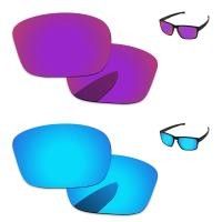 ราคา เลนส์อะไหล่ทดแทนป้องกันรอยขีดข่วนโพลาไรซ์2คู่สำหรับ Oakley Sliver Asian ใส่ได้พอดี OO9269 57มม แว่นกันแดดปกป้อง UV (22517530827)