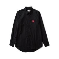 ราคา Comme Des Garcons เสื้อของแข็ง CDG Play คลาสสิกรักเย็บปักถักร้อยเสื้องานแต่งงานชุด (16604359203)