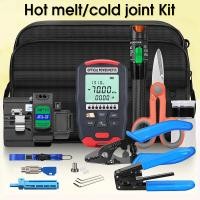 ราคา 21 pcs set FTTH fiber optic toolbox with AUA X5 fiber optic cutter 70 10dbm optical power meter visual fault locator 30MW (21903707994)