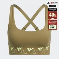 ราคา adidas เทรนนิง สปอร์ตบราซัพพอร์ตระดับปานกลางแต่งโลโก้ adidas Powerimpact ผู้หญิง สีเขียว HC5394 (22440347102)