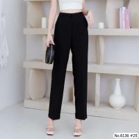 ราคา กางเกงขายาว Miss Daisy No 6136 Long Pants กางทำงานแฟชั่น ทรงสวย ผ้าดี เลือกสีได้ (22602224791)
