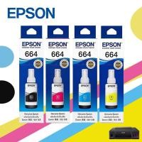 ราคา หมึกแท้ 100 Epson T664 ราคาถูก หมึกเติม Epson 664 for L110 L120 L1300 L310 L210 L220 L360 L365 (22540120054)
