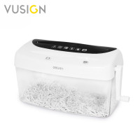 ราคา Vusign เครื่องย่อยกระดาษ เครื่องทำลายเอกสาร ขนาด A4 แบบมือหมุน ไม่ต้องใช้ไฟฟ้า ทำลายแผ่นซีดี ทำลายบัตรพลาสติก บัตรเครดิตได้ Paper Shredder (22663813601)