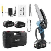 ราคา Makita เลื่อยไฟฟ้าไร้สาย เลื่อยโซ่ไร้สาย เลื่อยไฟฟ้าแบต 6 นิ้ว 259V เลื่อยไฟฟ้า เลื่อยตัดไม้ เลื่อยโซ่ไฟฟ้า เลื่อยยนต์ เลื่อยโซ่ยนต์ เลื่อยไฟฟ้าแบต แถมแบต 2 ก้อน Chain Saw (22351260519)