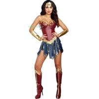 ราคา Trillioncatalpa Wonder Woman ชุดบอดี้สูท คอสเพลย์ ปาร์ตี้ สําหรับผู้หญิง X0401 (21597921975)