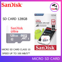 ราคา Sandisk MicroSD Ultra Class 10 100MB SD 128GB ของแท้รับประกัน 5ปี By Cam4U (413042963)