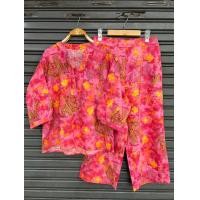 ราคา ชุดเซ็ตผ้าลินินแท้ 100 เสื้อรุ่นคอจีนแขนศอก กางเกงขา 8 ส่วนเอวสม็อคด้านหลังมีซิปข้าง มีกระเป๋าล้วงด้านข้าง แพตเทิร์นทรงปล่อย งานตัดเย็บสวย เนื้อผ้าอย่างดีใส่สบายจร้า (21732227962)