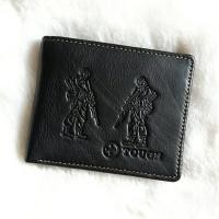 ราคา TOUGH กระเป๋าสตางค์หนังแท้2พับใส่แบงก์2ช่องใส่บัตร9มีสองซิปยาว หนังแท้ รุ่น B55525 9 สีดำ (103226695)