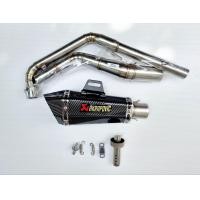 ราคา คอท่อ งานแสตนเลส สำหรับ CBR150R ปี 2019 ขึ้นไป พร้อมปลายท่อ Akapovic Shorty มีหู งานดีมาก (21336364362)