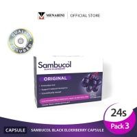 ราคา แพ็คเดี่ยวลด 50 Sambucol Black Elderberry Capsule แซมบูคอล แบล็ค เอลเดอร์เบอรี่ แคปซูล ผลิตภัณฑ์เสริมอาหาร (22247652442)