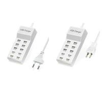 ราคา 10 Port USB Charger Station USB Charger USB C Charger Block Charging Hub for Multiple Devices USB Power Strip (22232815913)