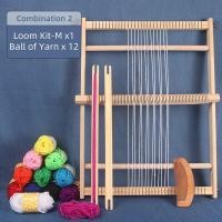ราคา DIY Handcraft Household Wooden Knitting Tools Wooden Loom Knitting Machine Weaving Loom Frame DIY Knitted Toys yarn Weaving Loom (17748662522)