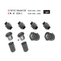 ราคา SET บูชปีกนก บน ล่าง ซีวิค CIVIC EK ตาโต ซีอาร์วี CR V gen 1 ปี 1996 2000 10 ชิ้น (22337142070)