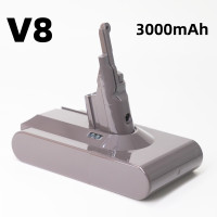 ราคา Dyson V8 DysonV8 SV10 แบตเตอรี่แบตเตอรี่เครื่องดูดฝุ่น SV10K SV10E SV25 HH15 3000mAh 21 6V (22149216242)