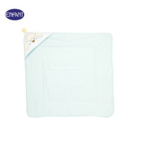 ราคา ENFANT อองฟองต์ ผ้าห่อตัวบุใยผ้าลายน้องแกะ ผ้าคอตตอน 100 ขนาด 30x30 นิ้ว (22464727161)