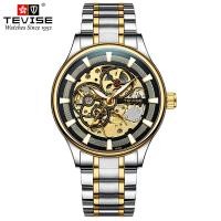 ราคา Tevise New Mens Day And Night Star Automatic Mechanical Watch Mens Waterproof Fashion Trendy High End Watch (22297621808)