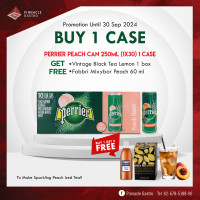 ราคา Promotion Perrier Can Peach 250ml (22663008280)