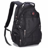 ราคา DFtop 15นิ้ว 17นิ้ว SwissGear กระเป๋าเป้สะพายหลังขนาดใหญ่กระเป๋าเป้สะพายหลังกระเป๋าสะพายเดินทางกระเป๋าใส่แล็ปท็อปสะพายหลังปกระเป๋าปีนเขา15นิ้ว 17นิ้ว สีดำ L614 (22088454097)