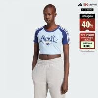ราคา adidas Lifestyle adidas Originals x Hello Kitty Cinnamoroll Graphic Baby Tee Women Blue JH3175 (22441258272)